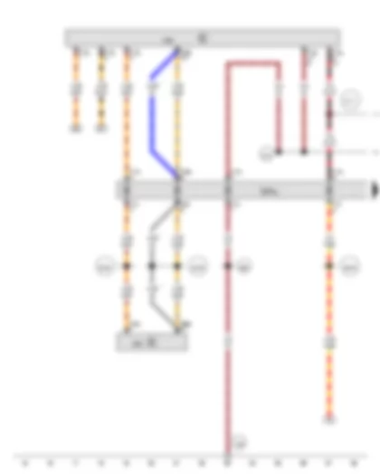 Wiring Diagram  AUDI TT 2016 - Data bus diagnostic interface - Lane change assist control unit