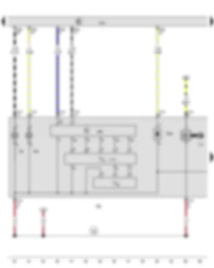Wiring Diagram  AUDI TT 2015 - Onboard supply control unit - Front left headlight - Left dip beam screen motor