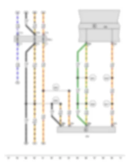 Wiring Diagram  AUDI TT 2015 - Control unit in dash panel insert - Data bus diagnostic interface