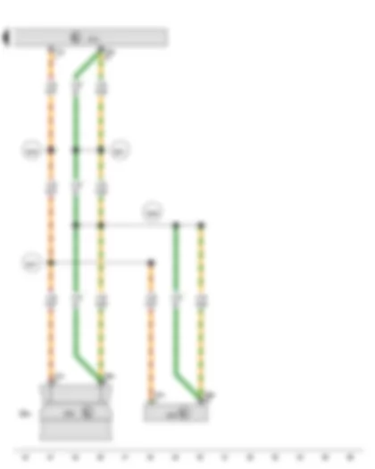 Wiring Diagram  AUDI TT 2015 - Onboard supply control unit - Data bus diagnostic interface
