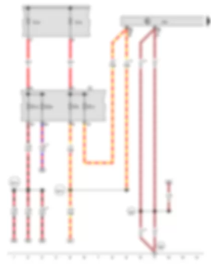 Wiring Diagram  AUDI TT 2015 - Control unit 1 for information electronics - Fuse 3 - Fuse holder C