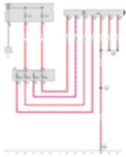 Wiring Diagram  AUDI TT 2015 - Onboard supply control unit - Fuse holder C