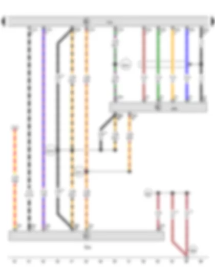 Wiring Diagram  AUDI TT 2015 - Multimedia system operating unit - Control unit 1 for information electronics