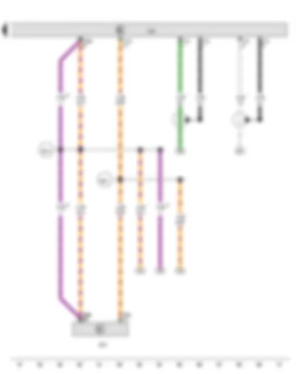 Wiring Diagram  AUDI TT 2015 - Data bus diagnostic interface - Control unit 1 for information electronics