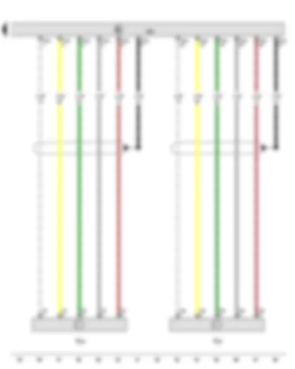 Wiring Diagram  AUDI TT 2015 - Control unit for seat belt microphone - Microphone 1 on driver side - Microphone 1 on front passenger side