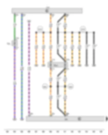 Wiring Diagram  AUDI TT 2015 - Data bus diagnostic interface - Mechatronic unit for dual clutch gearbox