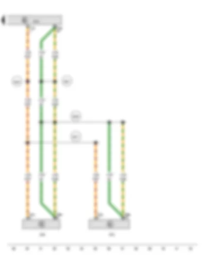 Wiring Diagram  AUDI TT 2015 - Climatronic control unit - Data bus diagnostic interface