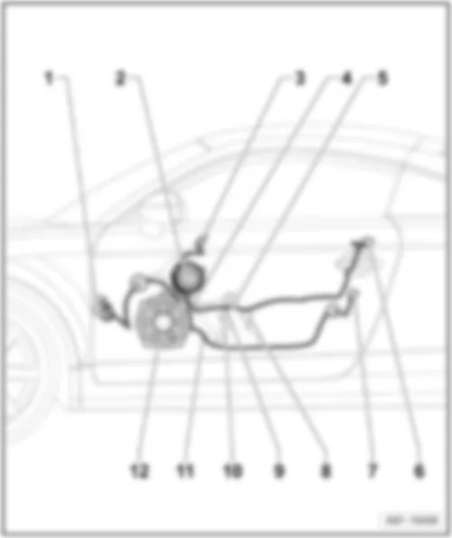 AUDI TT 2014 Routing rear lid/roof