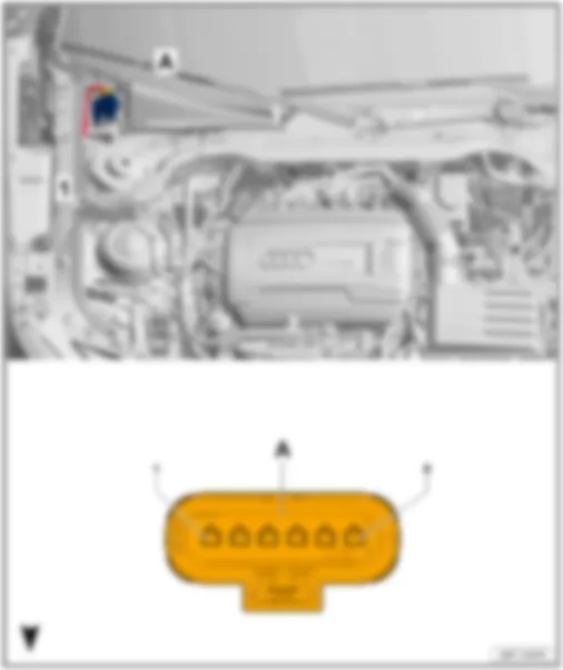 AUDI TT 2015 Fitting location,  control unit for structure-borne sound J869