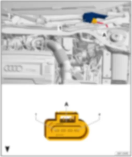 AUDI TT 2016 Fitting location,  control unit for wiper motor J400
