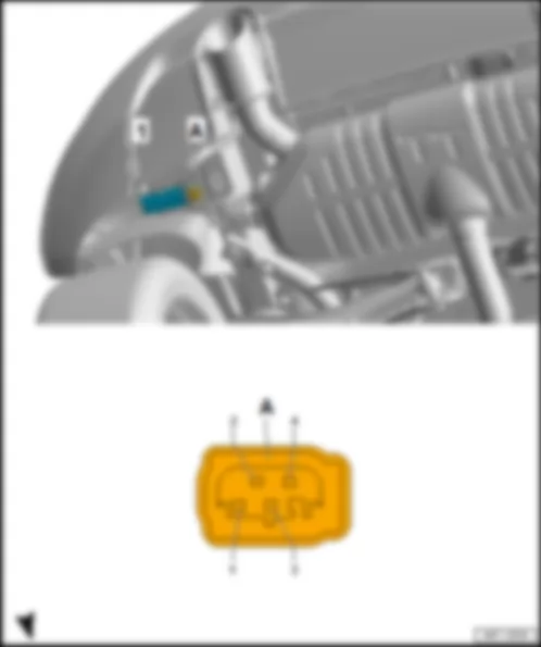 AUDI TT 2016 Fitting location, Tyre Pressure Monitoring System control unit J502