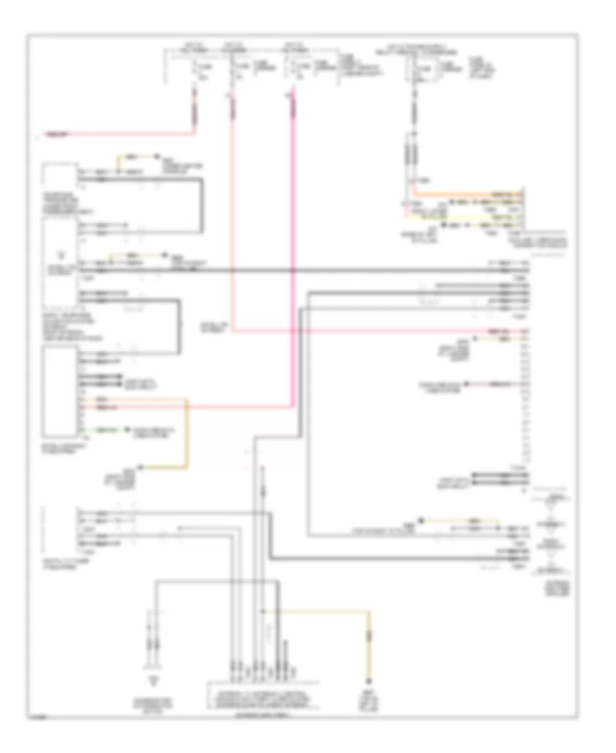 Radio Wiring Diagram, DSP Radio withBang & Olufsen (3 из 3) для Audi Q7 TDI Premium 2014