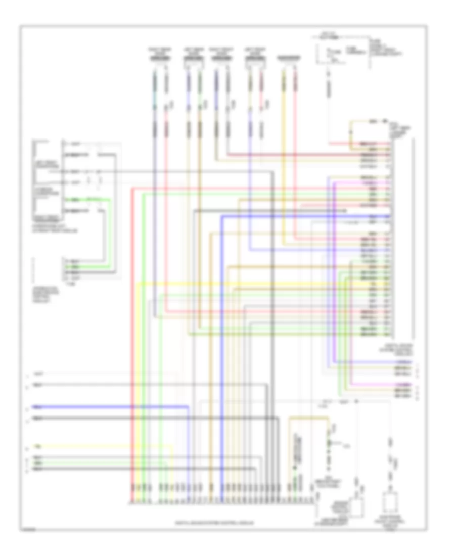 Radio Wiring Diagram, withBang & Olufson Sound (2 из 3) для Audi A8 2013