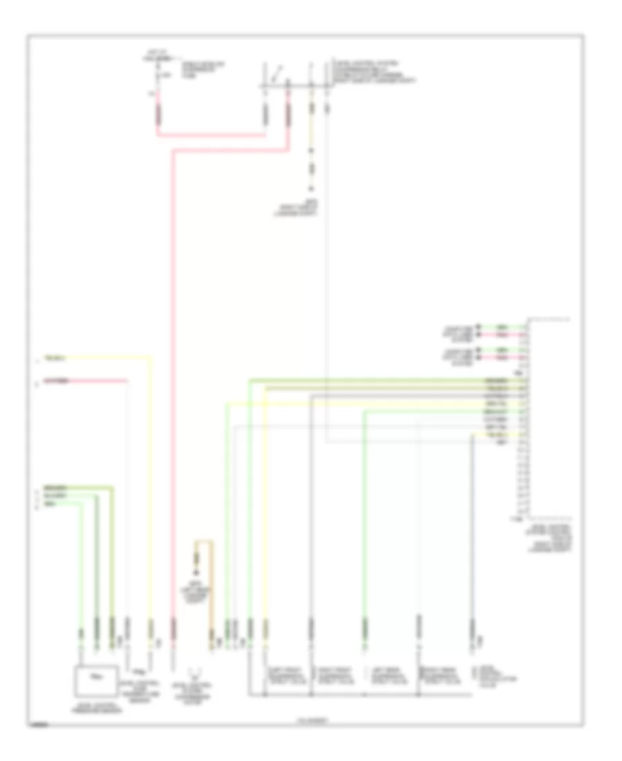 Электросхема электроники подвески (2 из 2) для Audi A8 2013