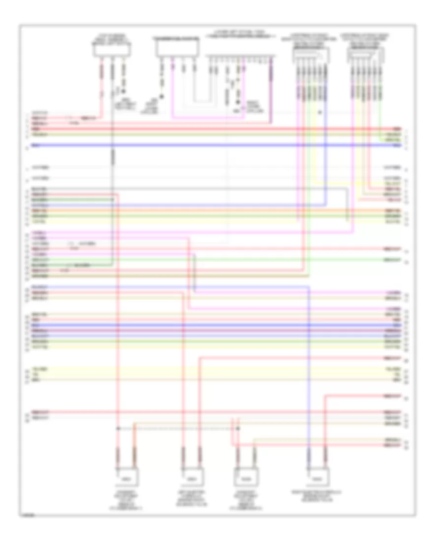 3.0L SC, Электросхема системы управления двигателем (4 из 9) для Audi A8 2013