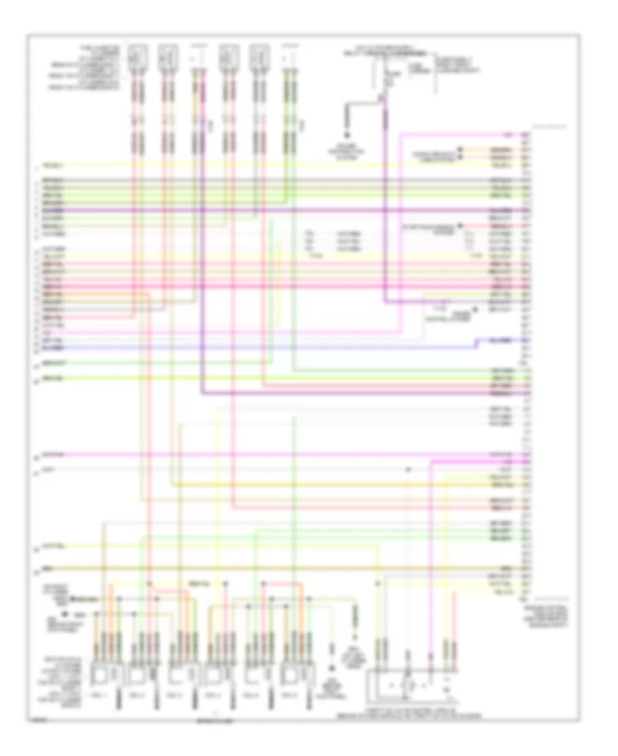 3.0L SC, Электросхема системы управления двигателем (9 из 9) для Audi A8 2013