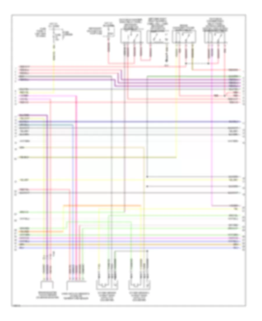6.3L, Электросхема системы управления двигателем (2 из 11) для Audi A8 2013