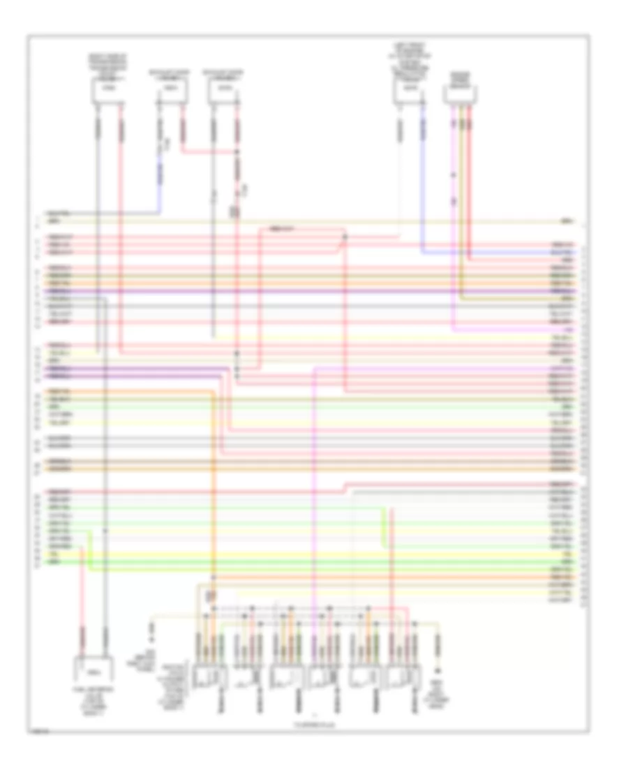 6.3L, Электросхема системы управления двигателем (5 из 11) для Audi A8 2013