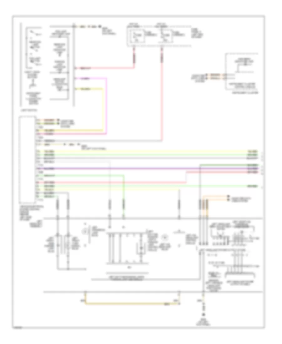 Электросхема фар, С СКРЫТАЯ С Образовывающие угол Фары (1 из 2) для Audi A8 2013