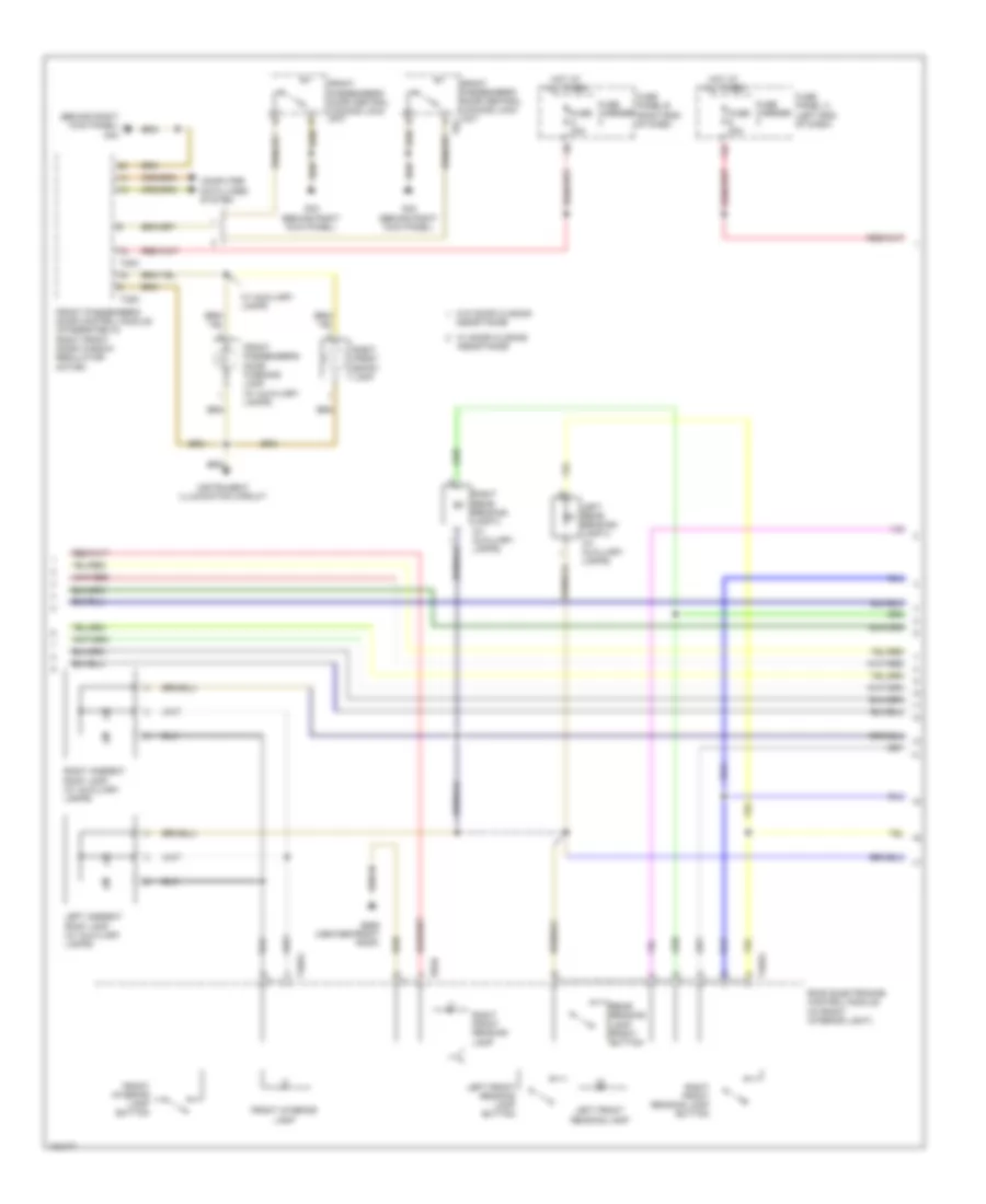 Электросхема подсветки (4 из 5) для Audi A8 2013