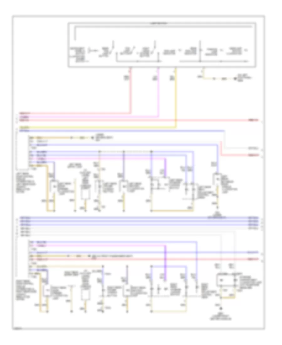 Электросхема подсветки приборов (2 из 4) для Audi A8 2013