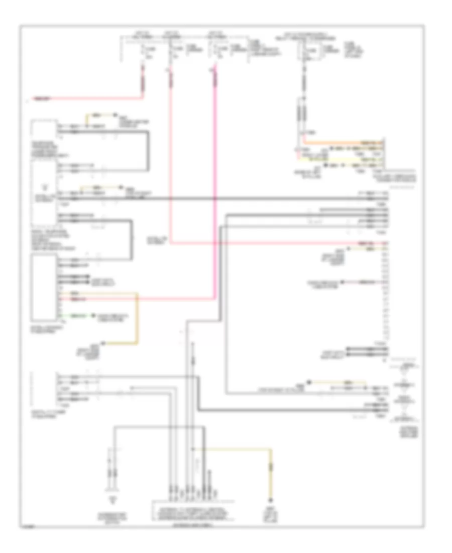 Radio Wiring Diagram, DSP Radio withBang & Olufsen (3 из 3) для Audi Q7 TDI Premium Plus 2014
