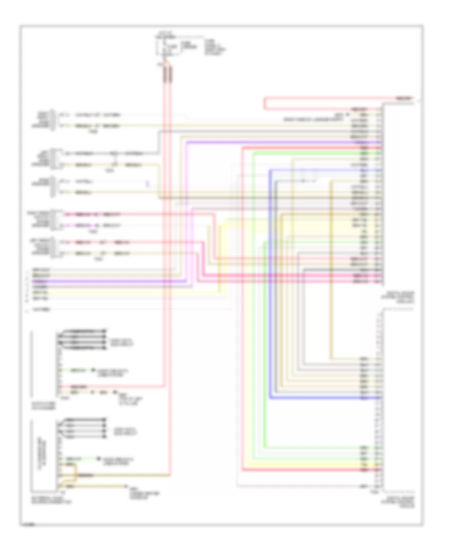 Radio Wiring Diagram, DSP Radio withBang & Olufsen (2 из 3) для Audi Q7 TDI Premium Plus 2014