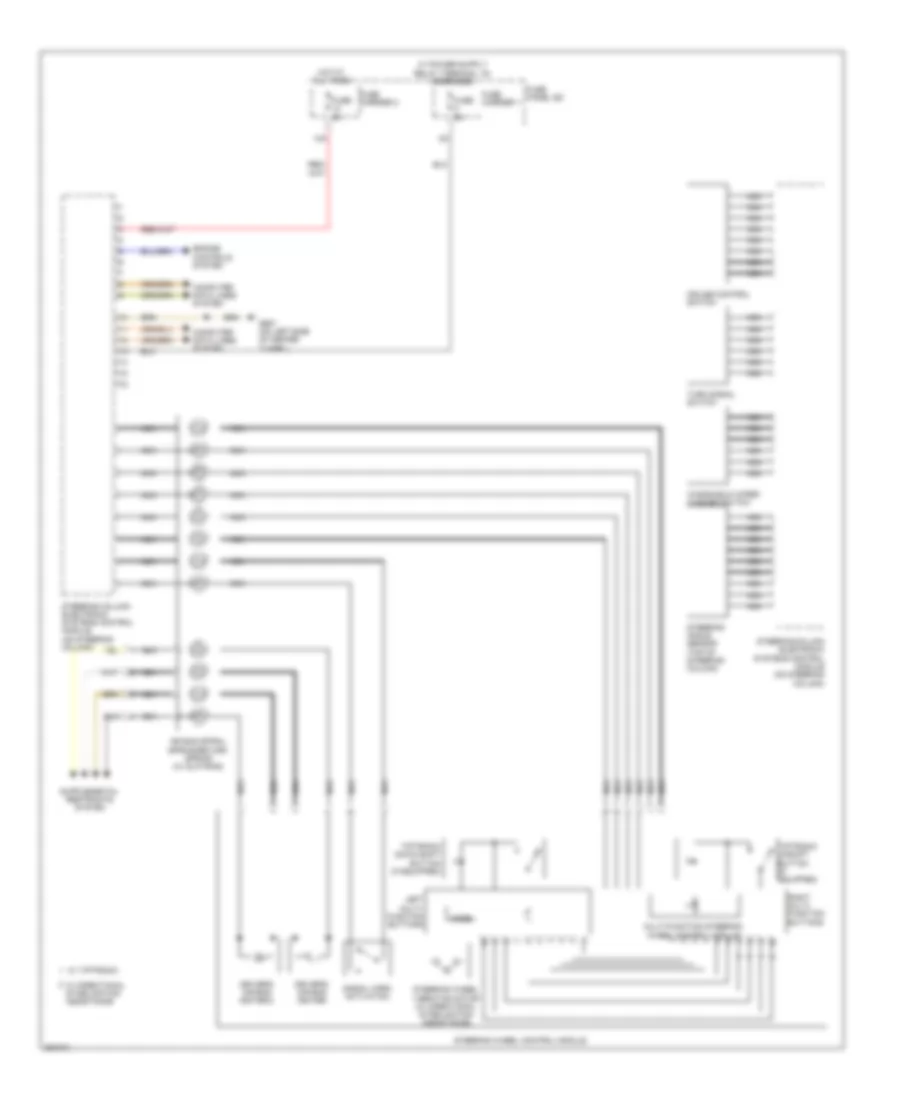 схема управляющего модуля электронных систем рулевой колонки для Audi Q5 2.0T 2011