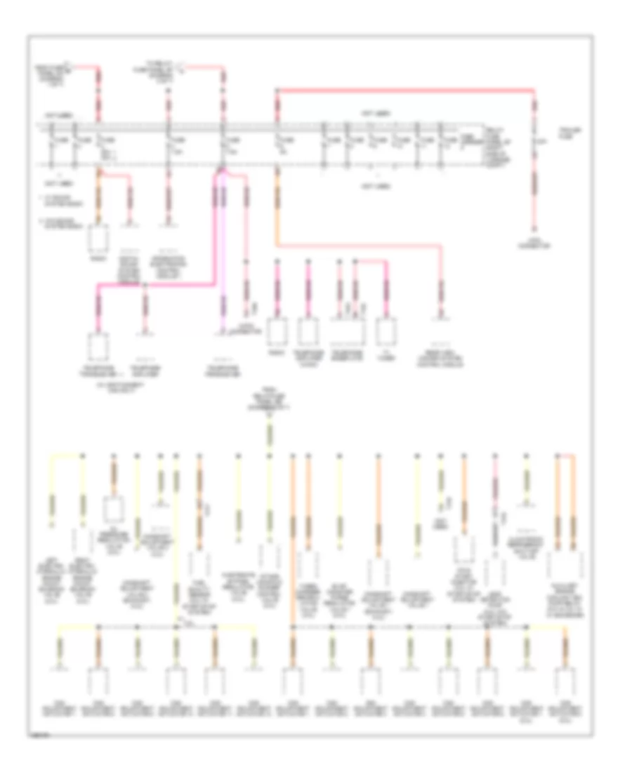 Электросхема блока предохранителей и реле (7 из 7) для Audi Q5 2.0T 2011