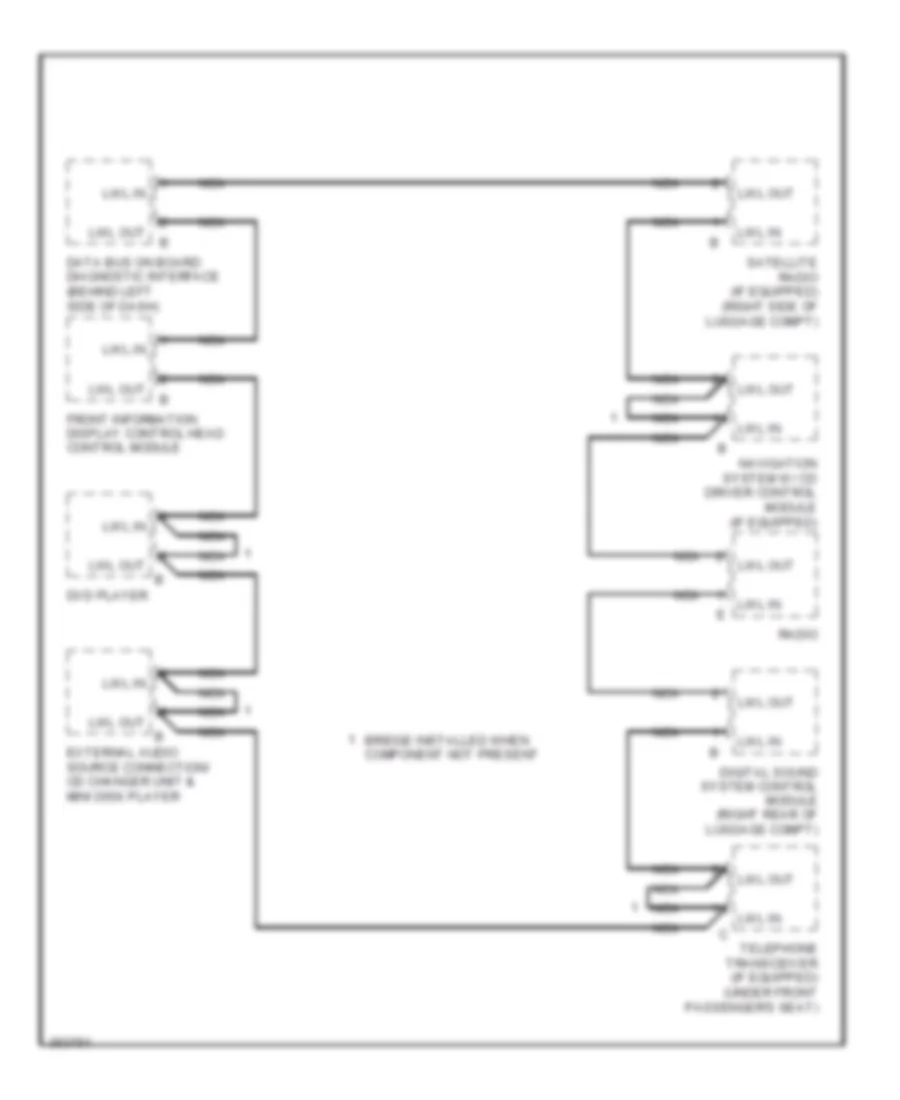 MOST Data Bus Wiring Diagram, Bose & DSP Радио для Audi Q7 3.0 TDI 2011