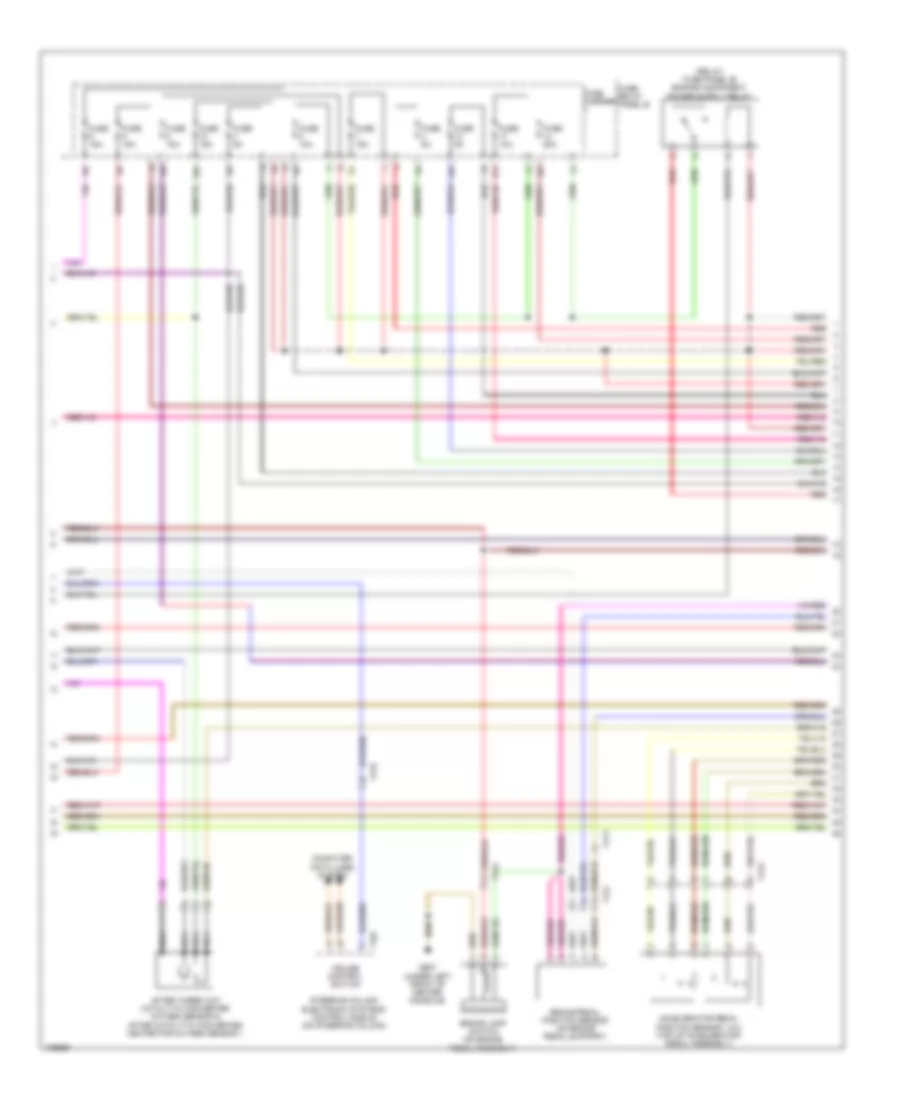 2.0L турбо гибрид, Электросхема системы управления двигателем (2 из 13) для Audi Q5 Hybrid Prestige 2013