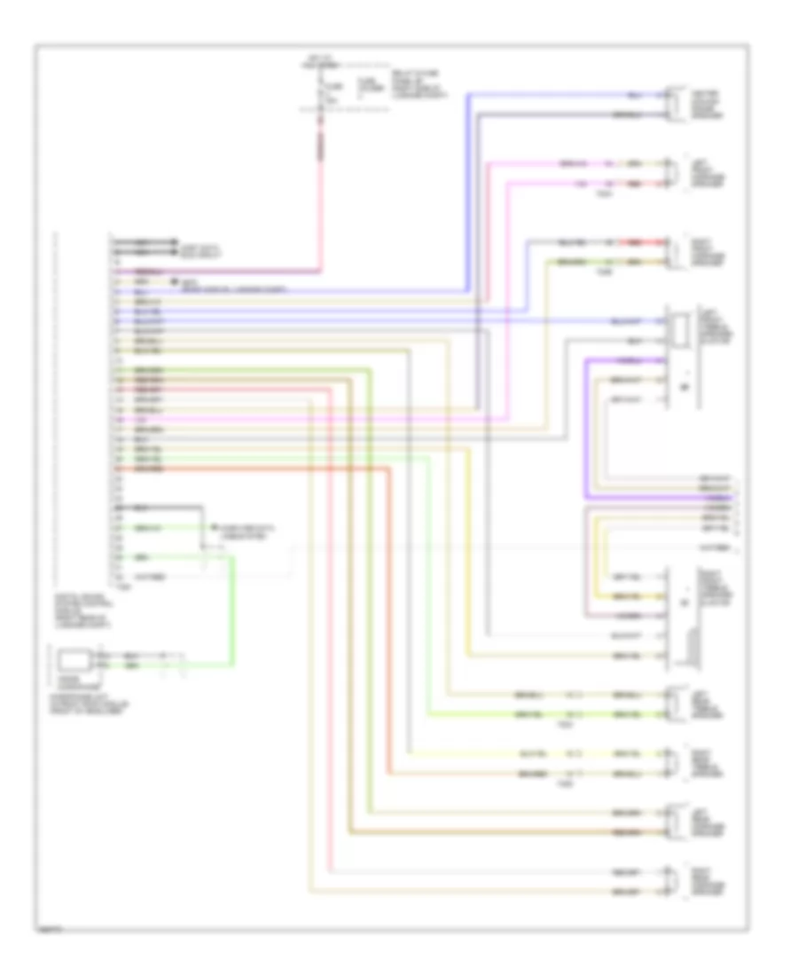 Radio Wiring Diagram, DSP Radio withBang & Olufsen (1 из 3) для Audi Q7 3.0T 2011