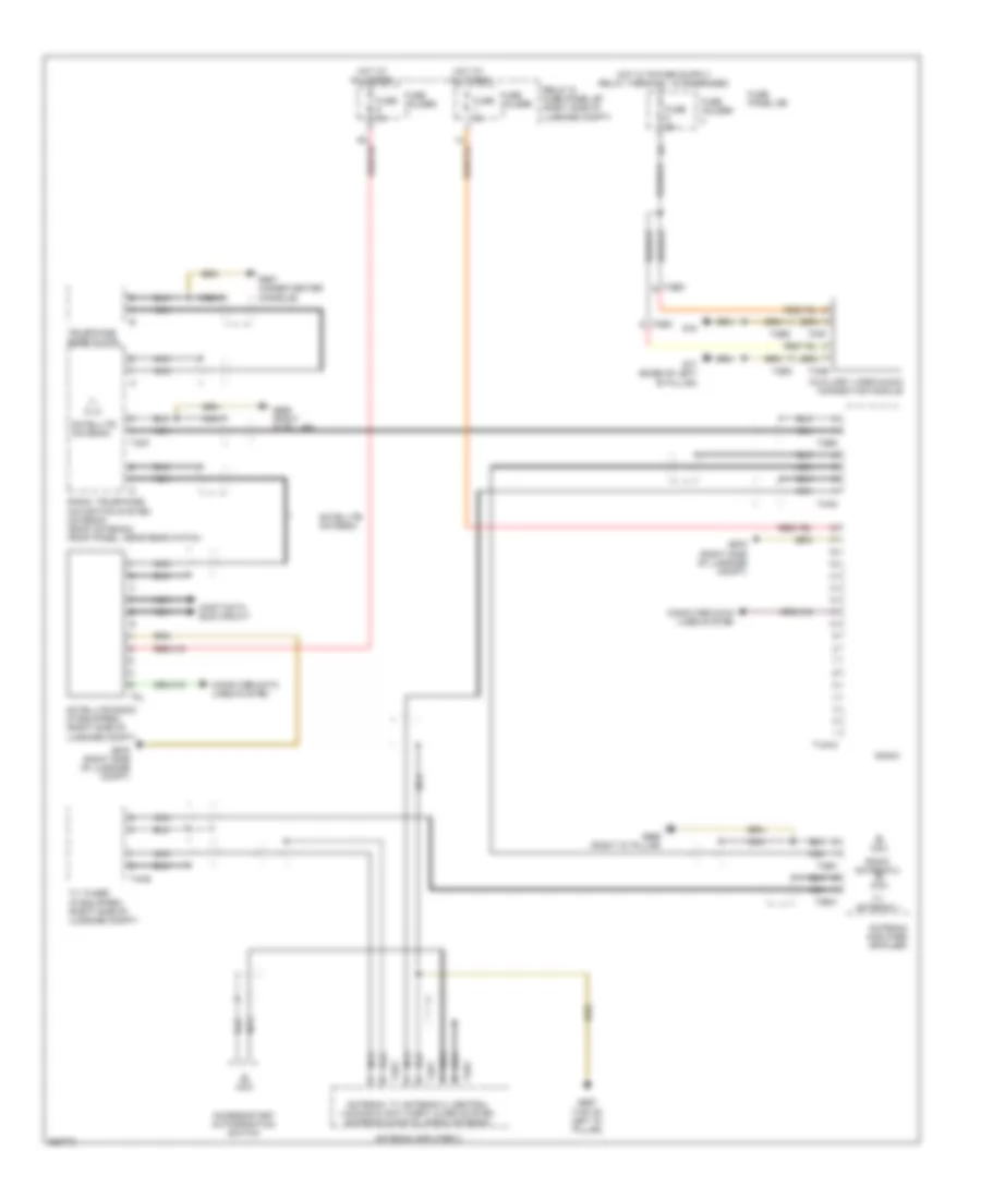 Radio Wiring Diagram, DSP Radio withBang & Olufsen (3 из 3) для Audi Q7 3.0T 2011