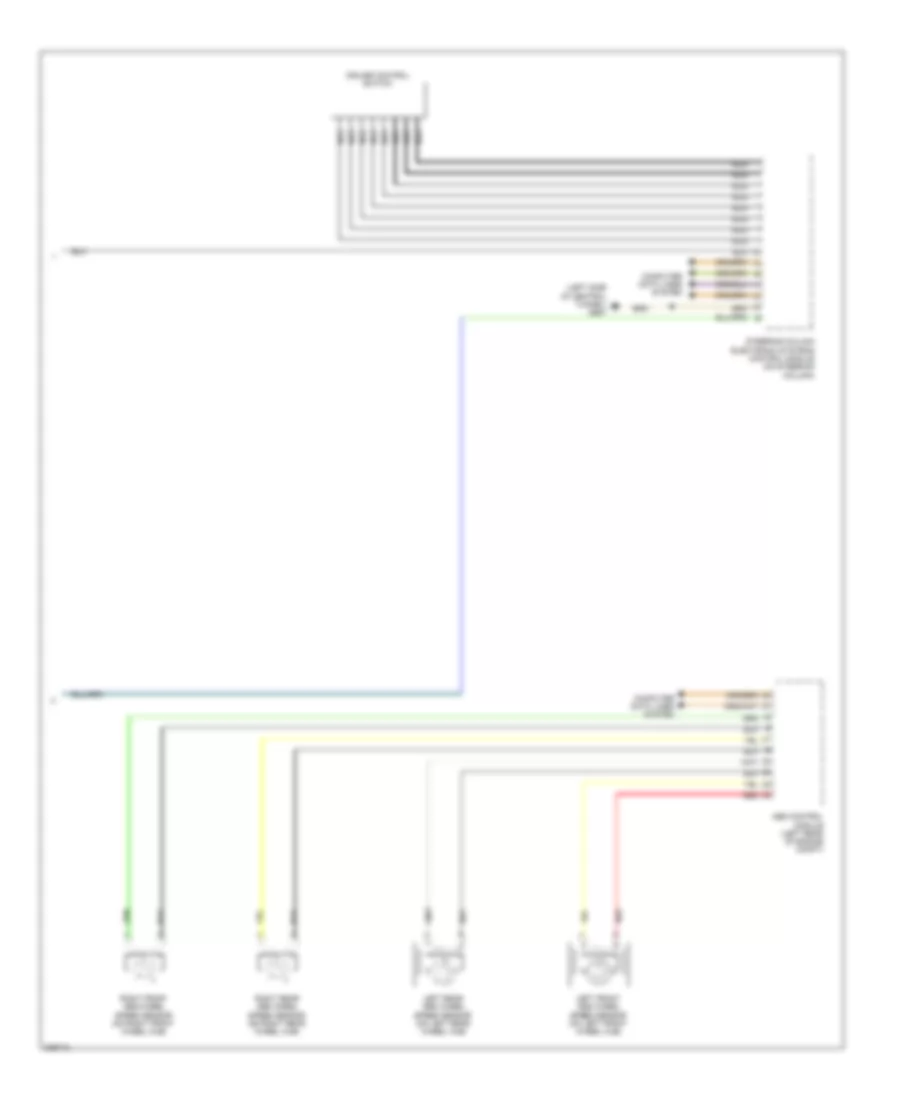 Электросхема системы круизконтроля (2 из 2) для Audi A5 Quattro 2009
