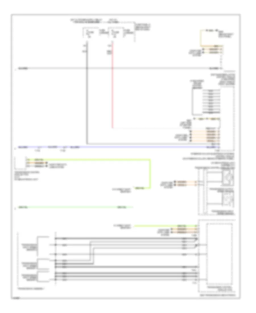 Электросхема системы круизконтроля (2 из 2) для Audi S4 Premium Plus 2014