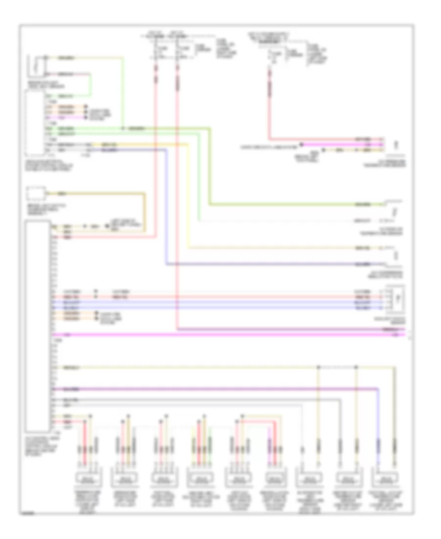 Электросхема кондиционера, Основная (1 из 2) для Audi S5 3.0T 2011