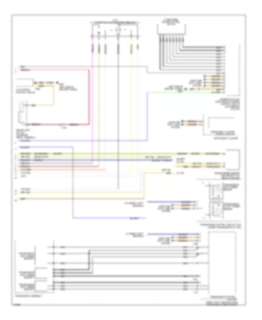 Электросхема системы круизконтроля (2 из 2) для Audi S5 Premium Plus 2014