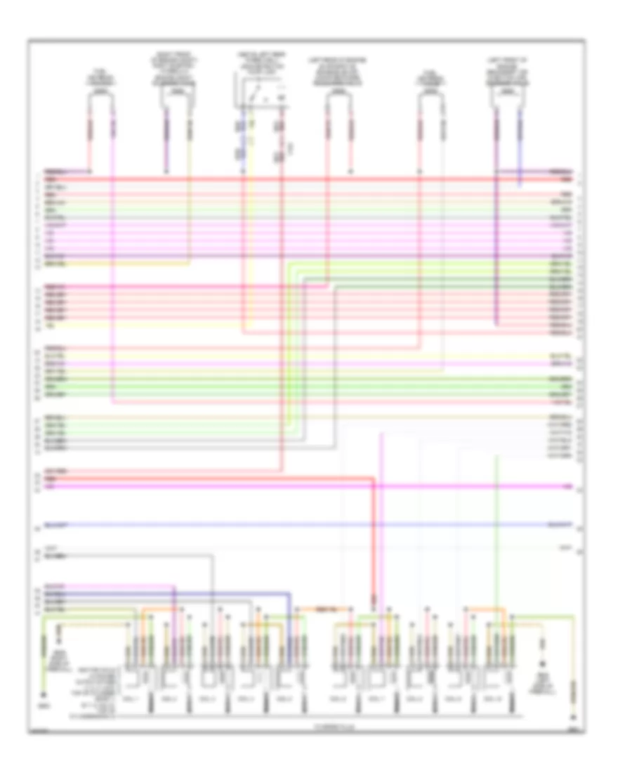 5.2L, Электросхема системы управления двигателем (5 из 8) для Audi S6 2011