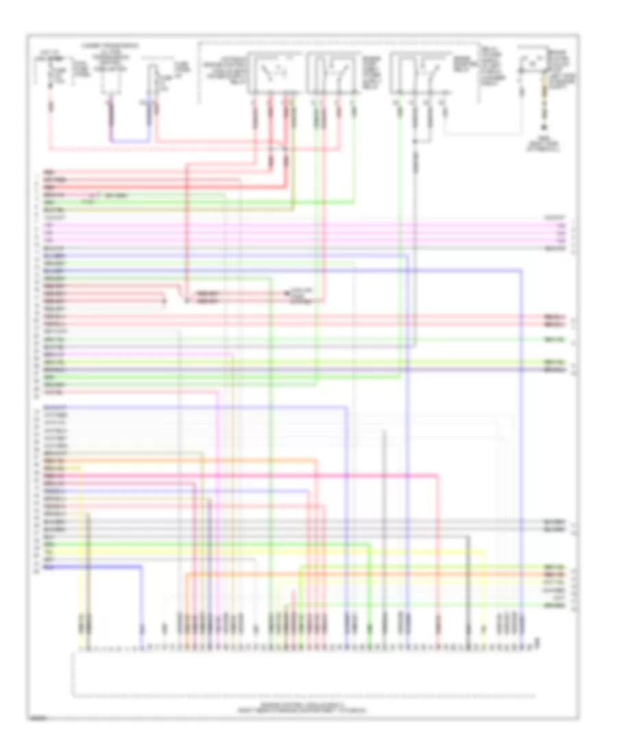 5.2L, Электросхема системы управления двигателем (7 из 8) для Audi S6 2011