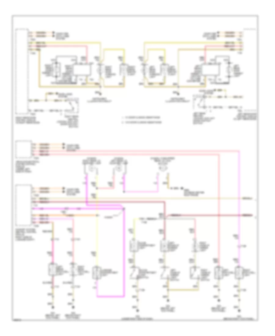 Электросхема подсветки (1 из 2) для Audi S6 2011