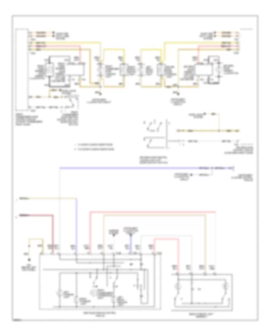 Электросхема подсветки (2 из 2) для Audi S6 2011