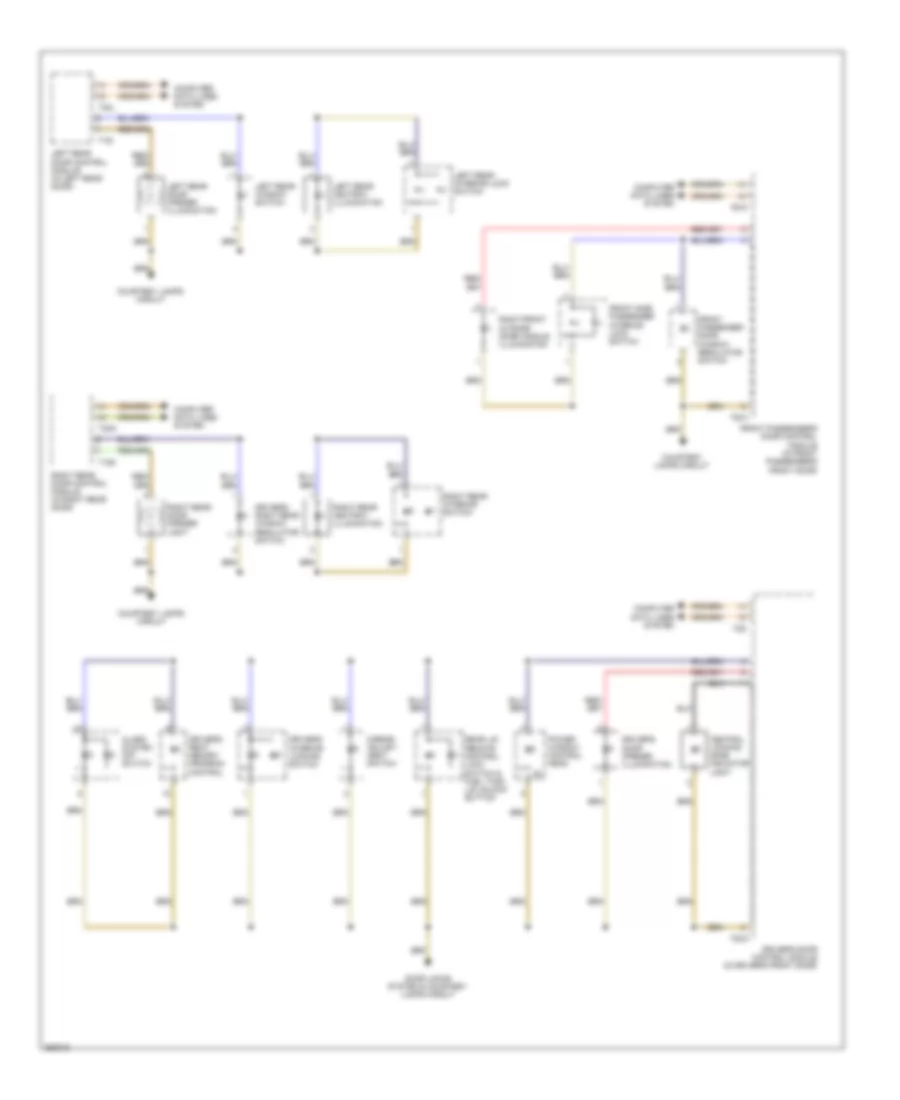 Электросхема подсветки приборов (2 из 2) для Audi S6 2011