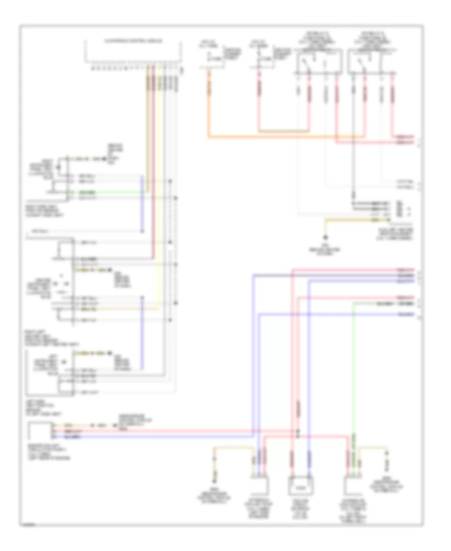 Электросхема кондиционера, Комфорт (3 из 4) для Audi S6 2014
