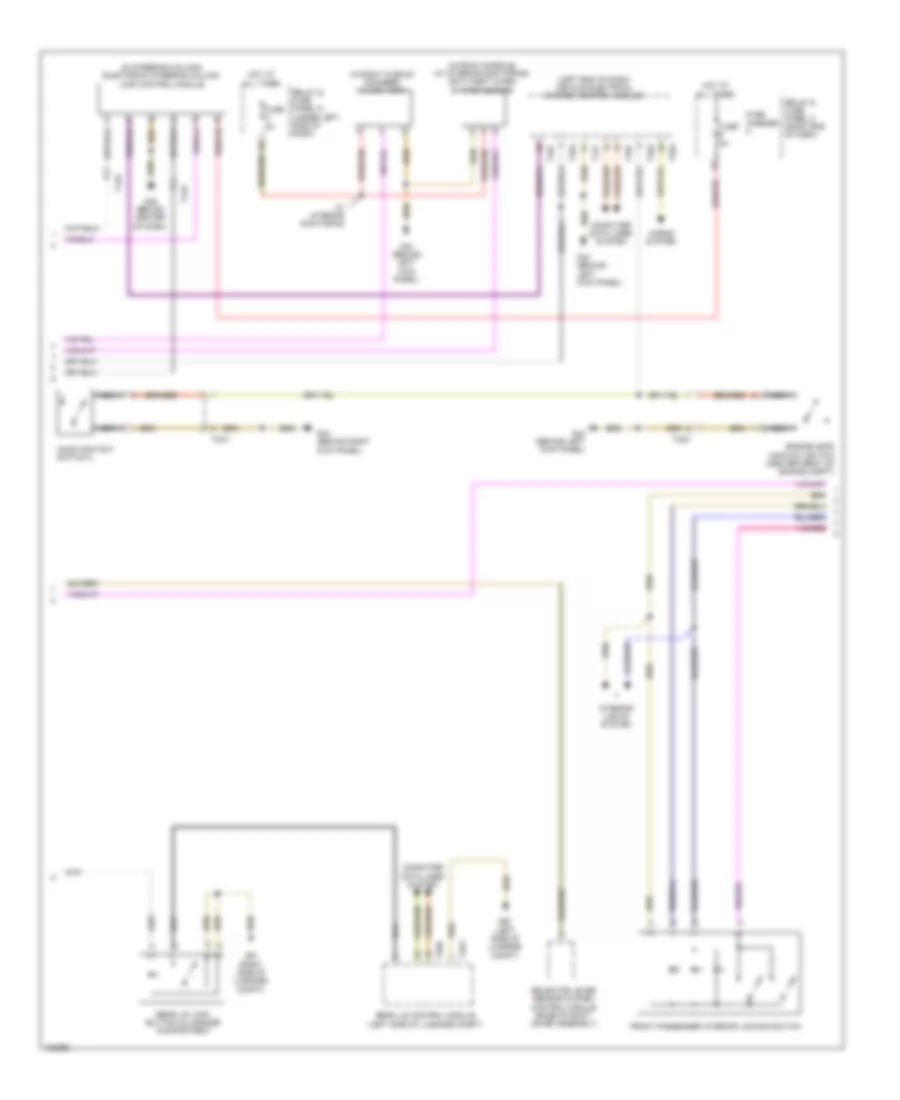 Электросхема противоугонной сигнализации (5 из 6) для Audi S6 2014