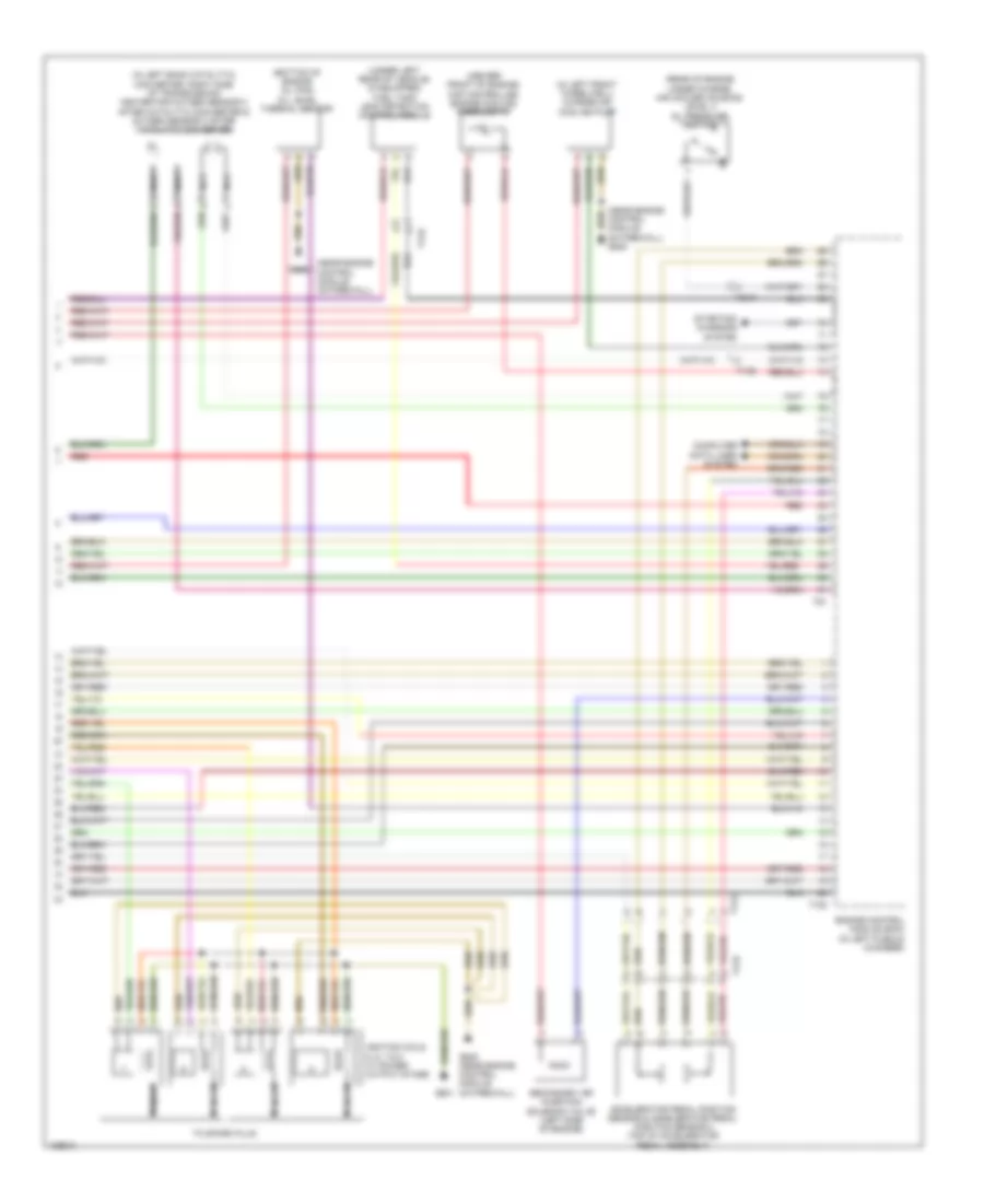 4.0L турбо, Электросхема системы управления двигателем (12 из 12) для Audi S6 2014