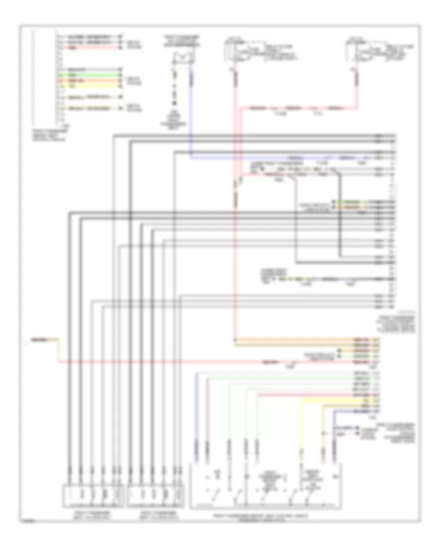 Электросхема памяти сидений (4 из 4) для Audi S6 2014