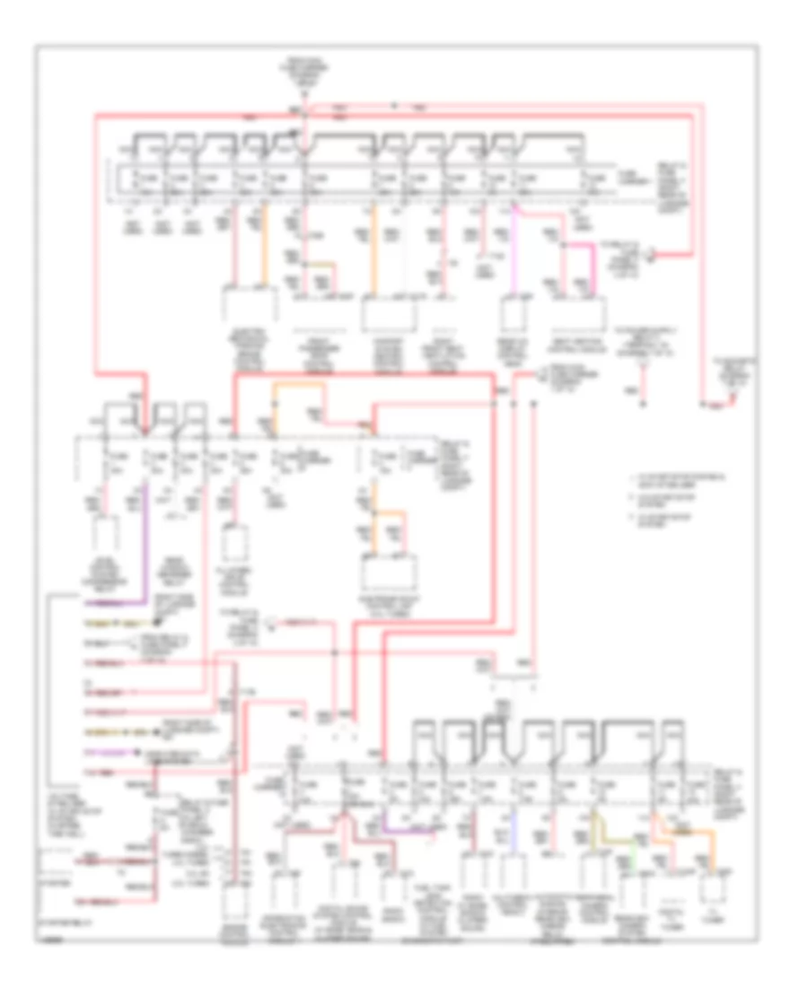 Электросхема блока предохранителей и реле (6 из 10) для Audi S6 2014