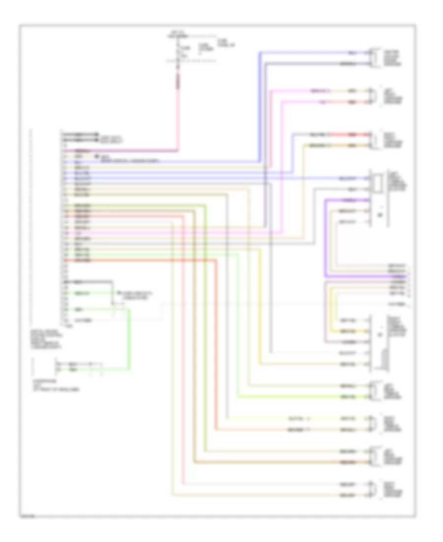 Radio Wiring Diagram, Late Production DSP Radio withBang & Olufsen (1 из 3) для Audi Q7 3.0 TDI 2009