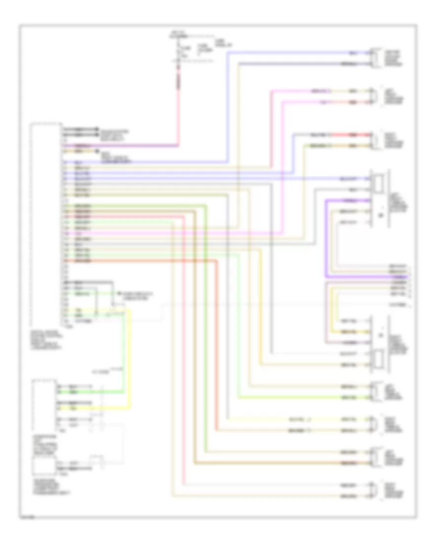 Radio Wiring Diagram, Early Production DSP Radio withBang & Olufsen (1 из 3) для Audi Q7 3.0 TDI 2009