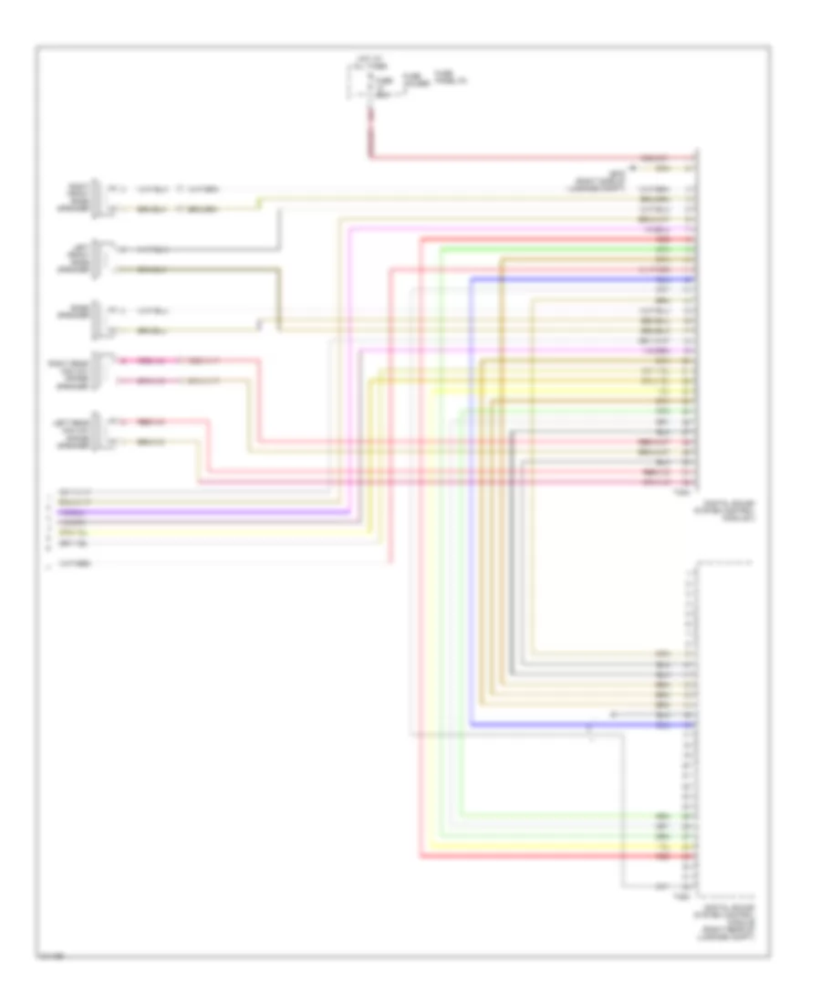 Radio Wiring Diagram, Early Production DSP Radio withBang & Olufsen (2 из 3) для Audi Q7 3.0 TDI 2009